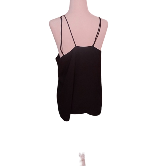 Honey Punch M Tank Top Lace Up Black Shirt. Dimensions pit-pit 16.5", sh… - Picture 3 of 3